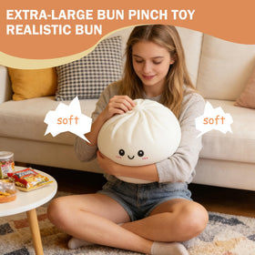 Titata slow-rise memory foam squishy demonstrating soft contact and rebound.