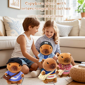 TITQWOP capybara plush crossbody bag 1, portable play accessory for adventures.