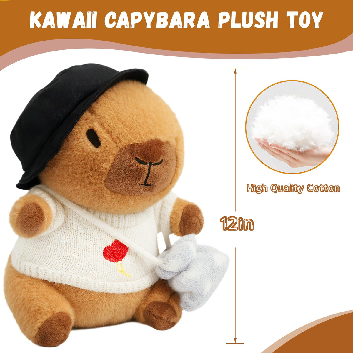 TITQWOP capybara plush dress-up play promoting creativity and storytelling.