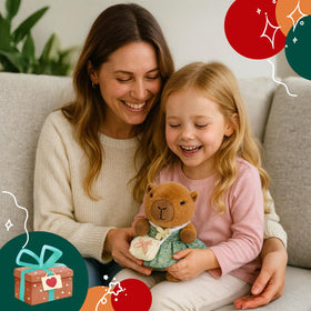 TITQWOP capybara plush in a sturdy gift box ready for gifting
