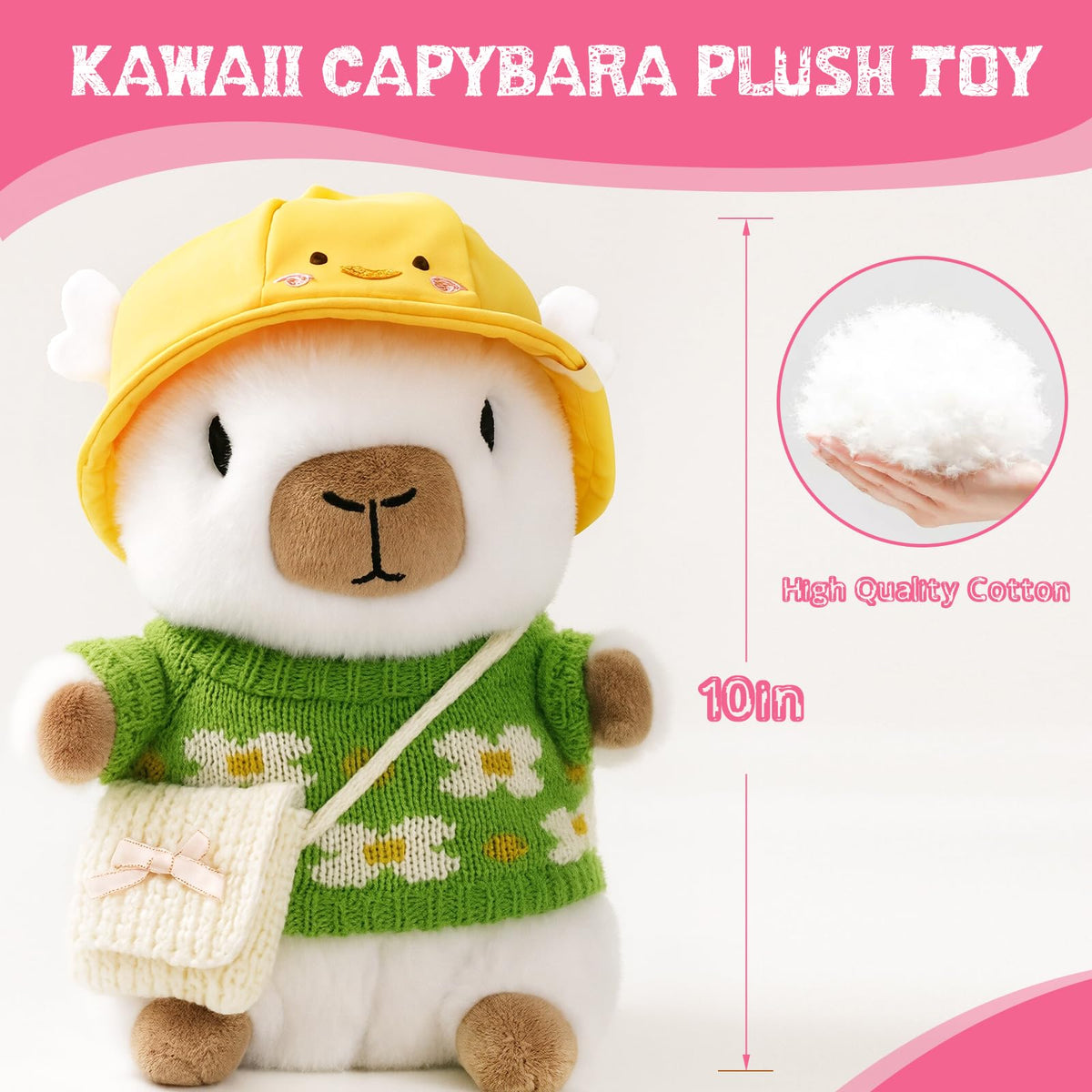 TITQWOP capybara plush hats enhance mini fashion and role-play adventures