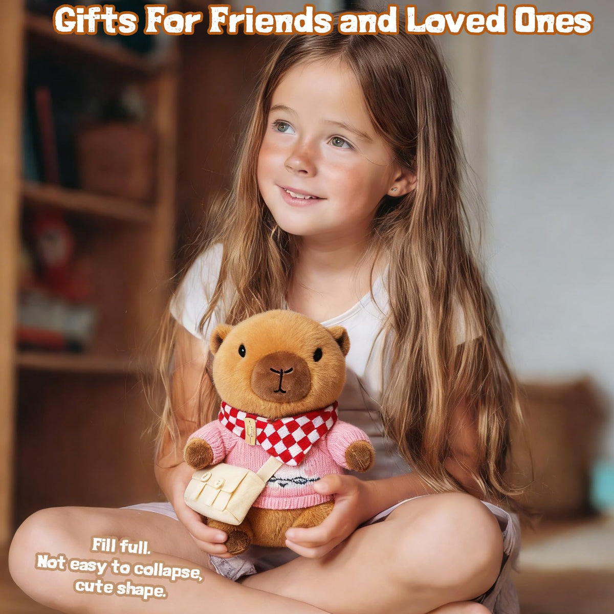 TITQWOP capybara plush outfit 3, mix-and-match fashion fun for kids.