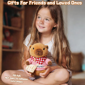 TITQWOP capybara plush outfit 3, mix-and-match fashion fun for kids.