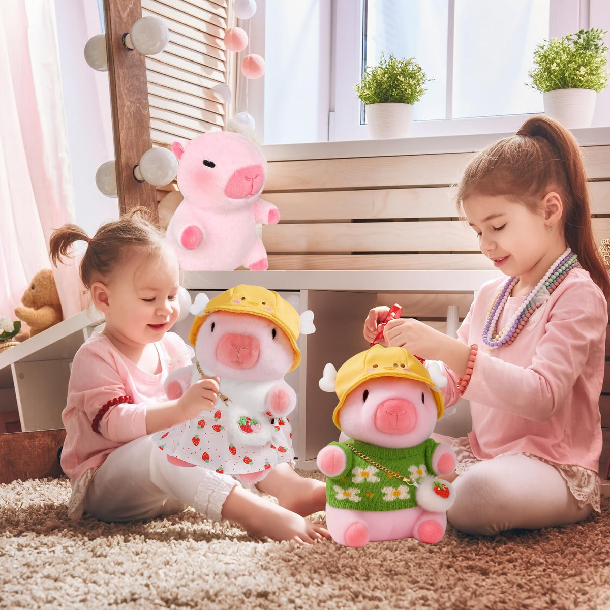 TITQWOP Capybara Plush filled with PP cotton to keep its shape