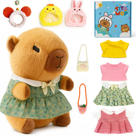 TITQWOP capybara plush set in packaging box offers a gift-ready presentation
