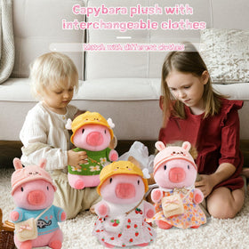TITQWOP Capybara Plush uses ultra-soft fabric for gentle hugs