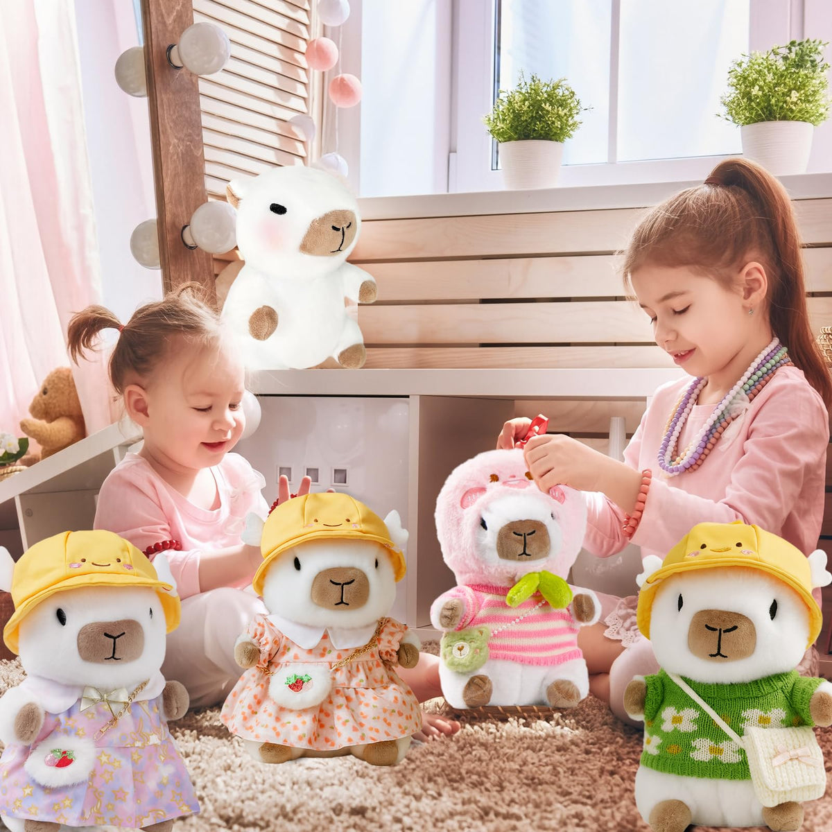 TITQWOP capybara plush vacuum-sealed packaging keeps softness intact