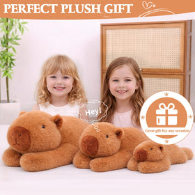 TITQWOP capybara plush arrives vacuum-sealed and ready to fluff.
