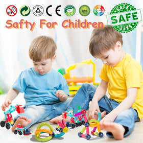 Titrot magnetic-building-toy gift idea makes a versatile birthday or holiday option