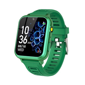 Tixpc Kids game smart watch front view shows a colorful HD display for learning and play