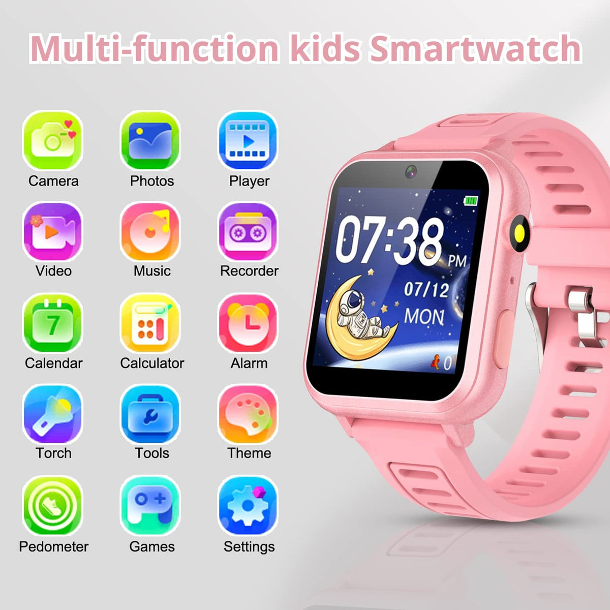 Tixpc Kids Smart Watch games boost reaction and thinking skills during play.