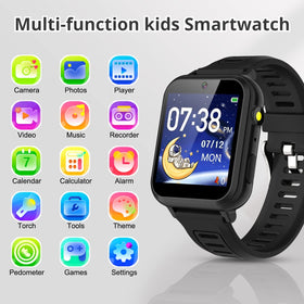 Tixpc Kids Smart Watch side view showing rugged strap for daily play.