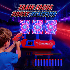 Tiyvnsi glowing web targets deliver immersive visuals during play
