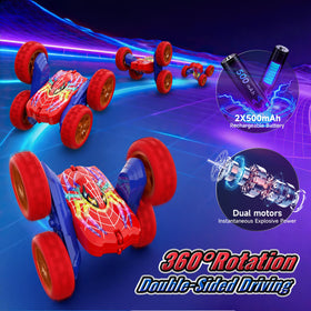 Tiyvnsi 4WD system delivers confident, smooth drifts on indoor and outdoor surfaces.