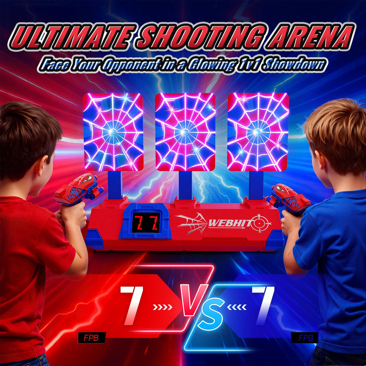 Tiyvnsi three-target setup keeps kids engaged and moving