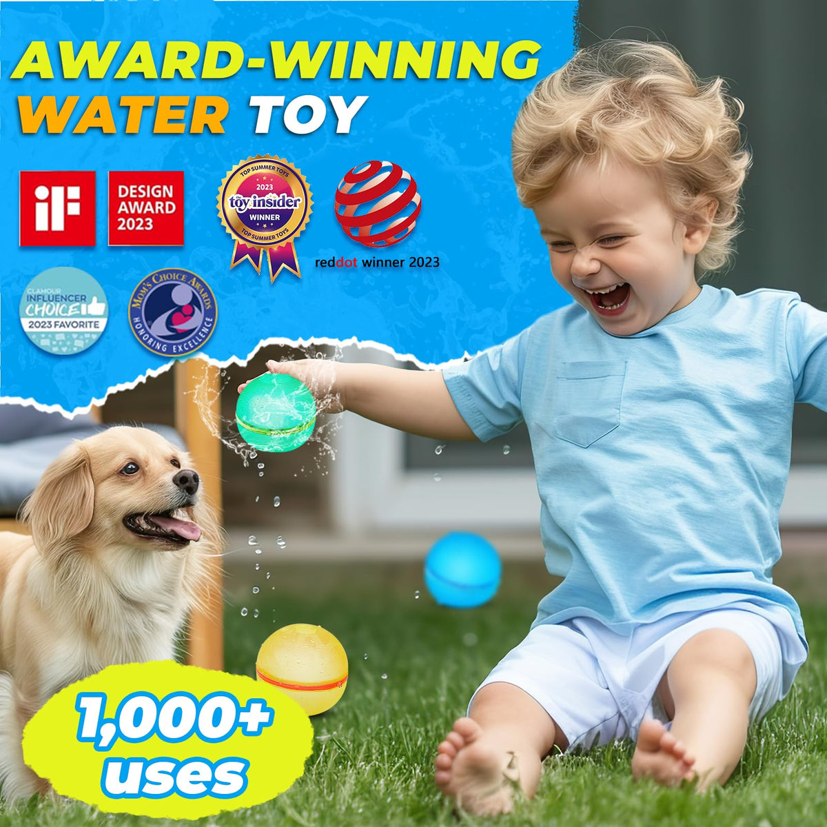 Tizikcon self-sealing, quick-fill balloons for fast, mess-free setup