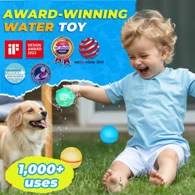 Tizikcon silicone-self-sealing-balloons offer quick setup and mess-free play.