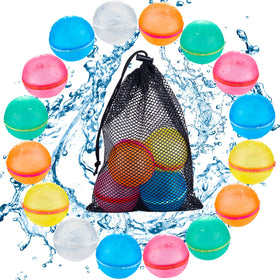 Tizikcon water balloons in a colorful assortment for reusable outdoor play
