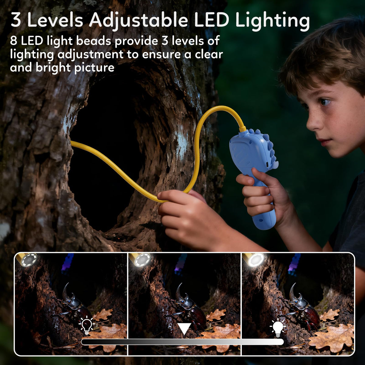 TKTKMETA 22-inch flexible tube lets kids reach awkward spots safely