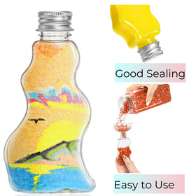 Tlence funnels and lid set enables controlled filling and secure sealing.