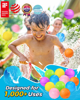 Tlitlimom magnetic silicone water balloon designed for durable, reusable summer play.