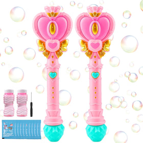 Tlkiaa princess heart bubble wand sparks imaginative play for kids.
