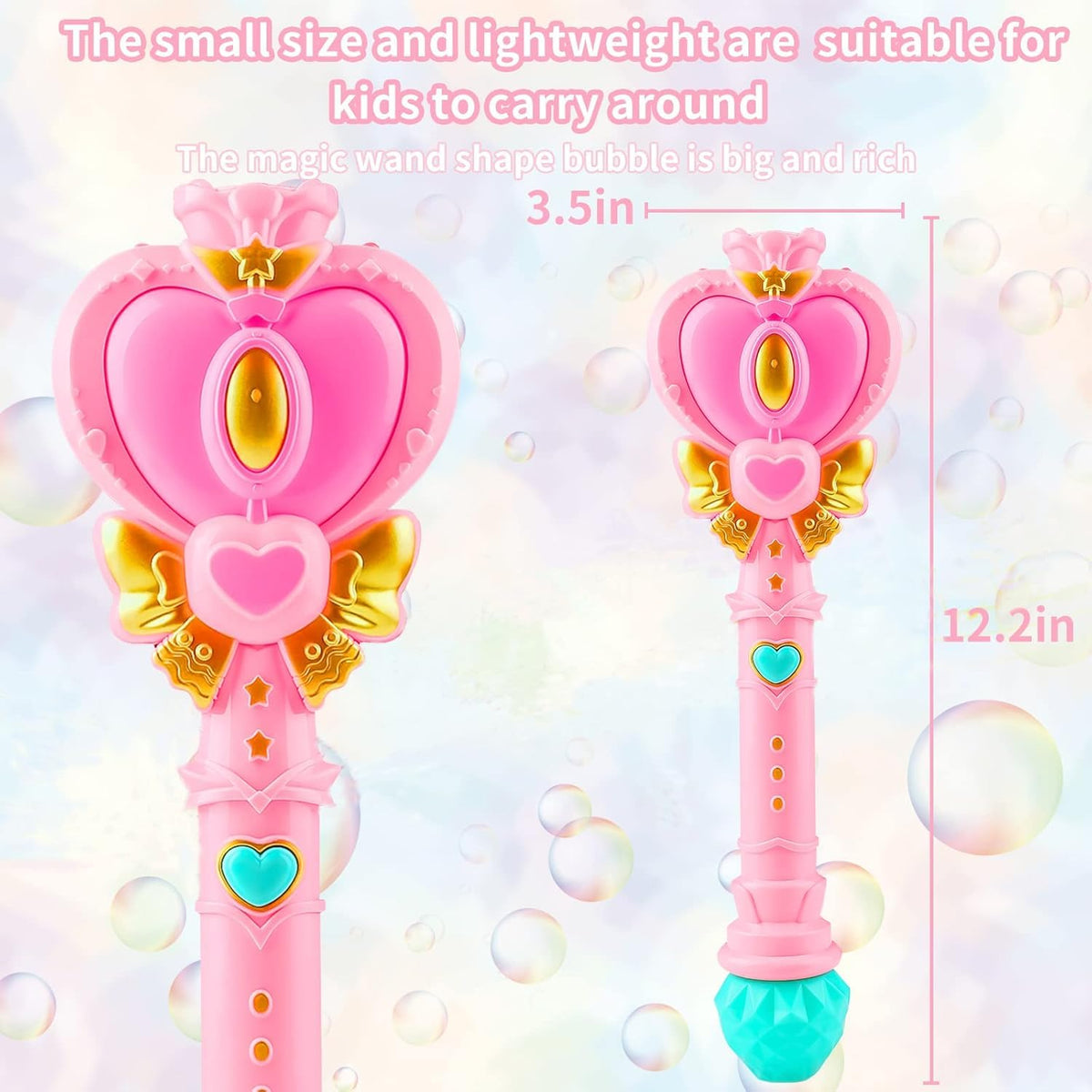 Tlkiaa automatic bubble machine delivers continuous bubbles outdoors.
