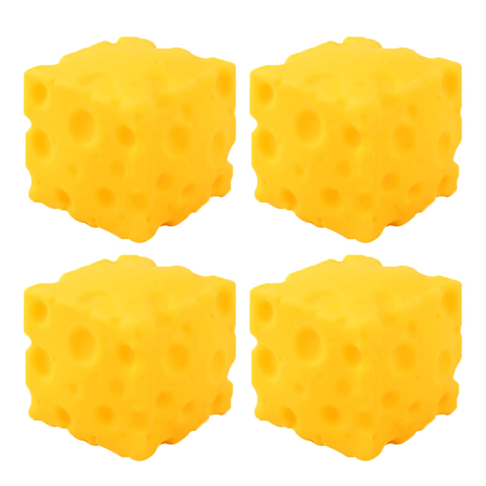 TLM 4Pcs Yellow Cheese Squishy – Slow Rising Squeeze Cheese Blocks for ...