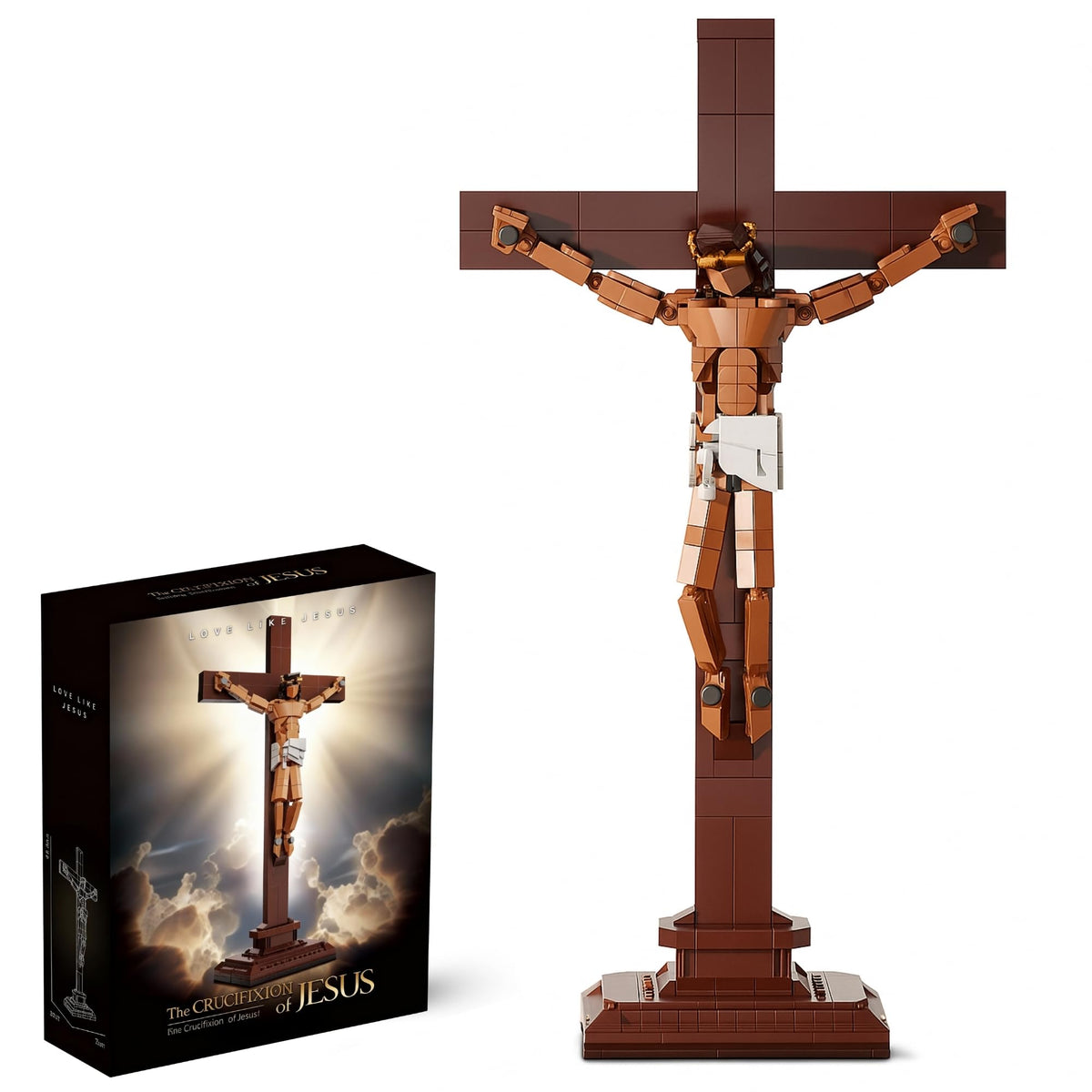 TLOEP Jesus Cross assembly image showing a mindful faith-inspired project for quiet reflection