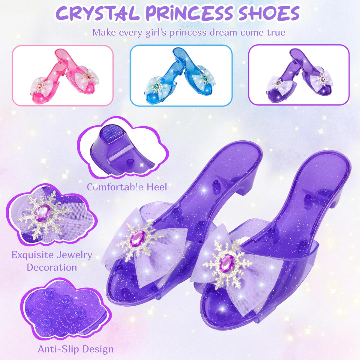 Tlooe jewelry accessories to complete princess costumes