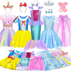 Tlooe princess dress set variety of outfits sparks creative play