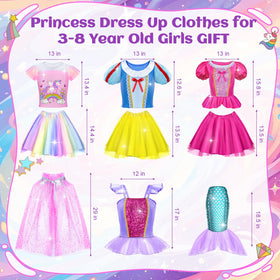 Tlooe Princess play jewelry completes a complete princess look with style.