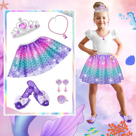 Tlooe unicorn-themed princess shoes for imaginative play and stability