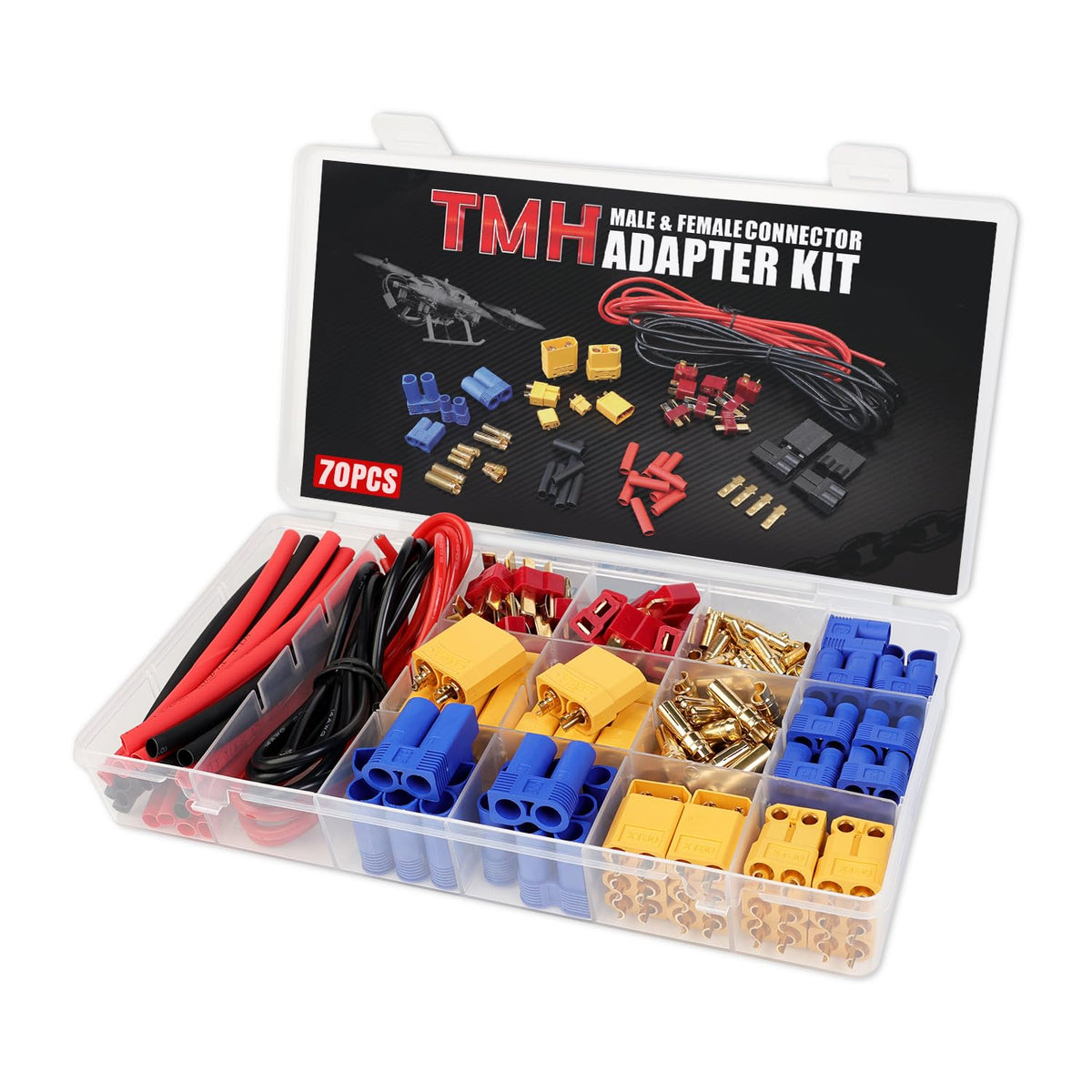 TMH EC3 connector pairs for reliable RC power connections