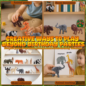 TMKEFFC elephant cake topper with a sturdy base stays securely on cakes.