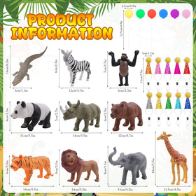 TMKEFFC jungle mini sequin hats provide colorful accents for cupcakes and tables.