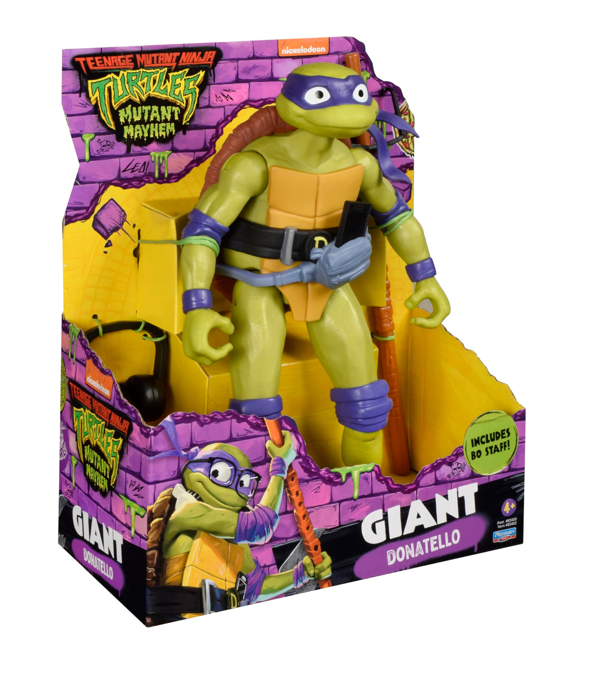 TMNT Donatello figure with detailed sculpt, movie-inspired styling for fans