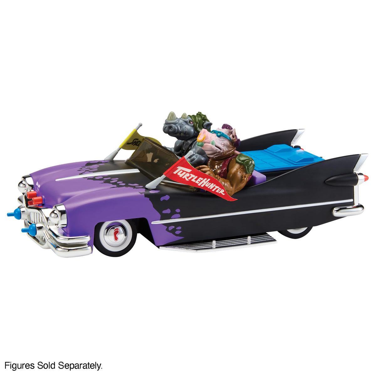 TMNT Foot Cruiser compatible with classic Playmates TMNT figures.