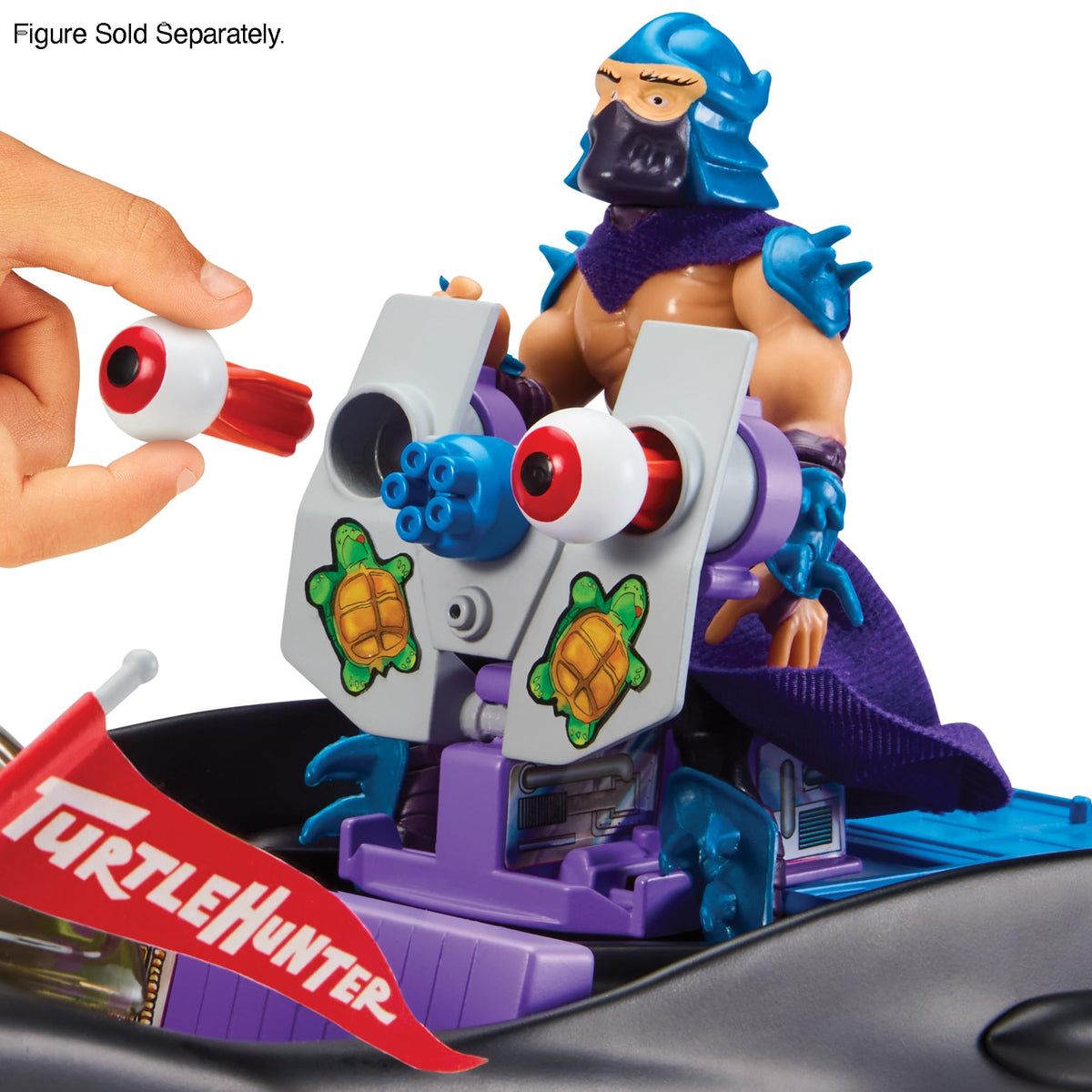 TMNT Foot Cruiser eye spy missiles enhance imaginative battles.