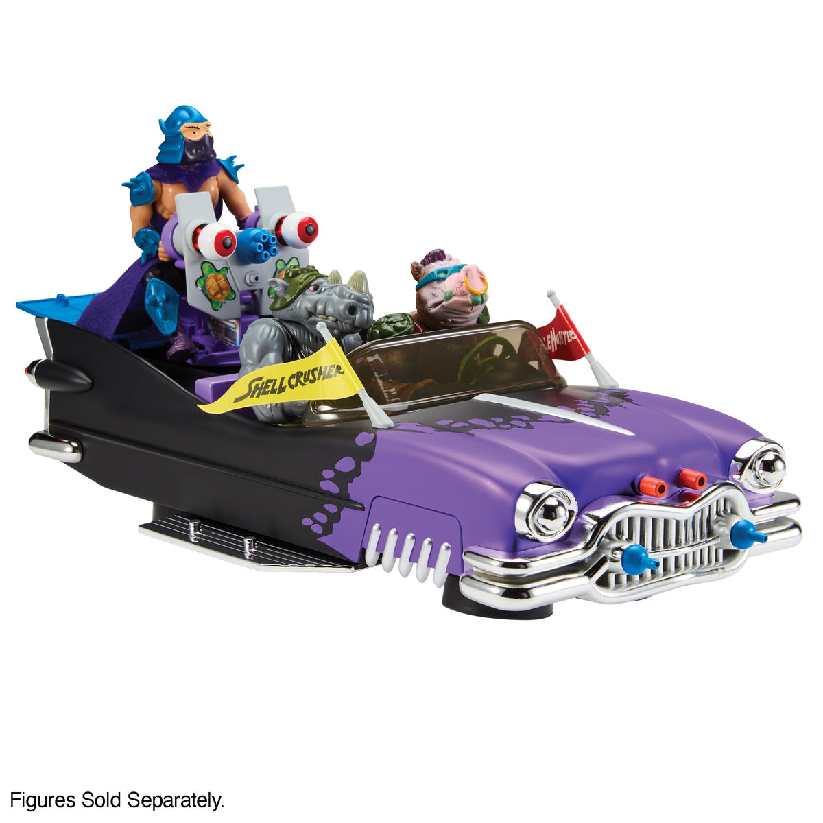 TMNT Foot Cruiser original sticker designs decorate the vehicle.