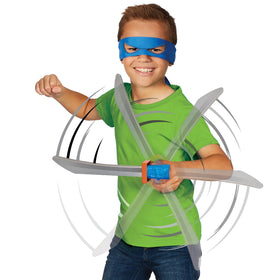 TMNT Leonardo detailed sculpting reflects Tales of TMNT styling.
