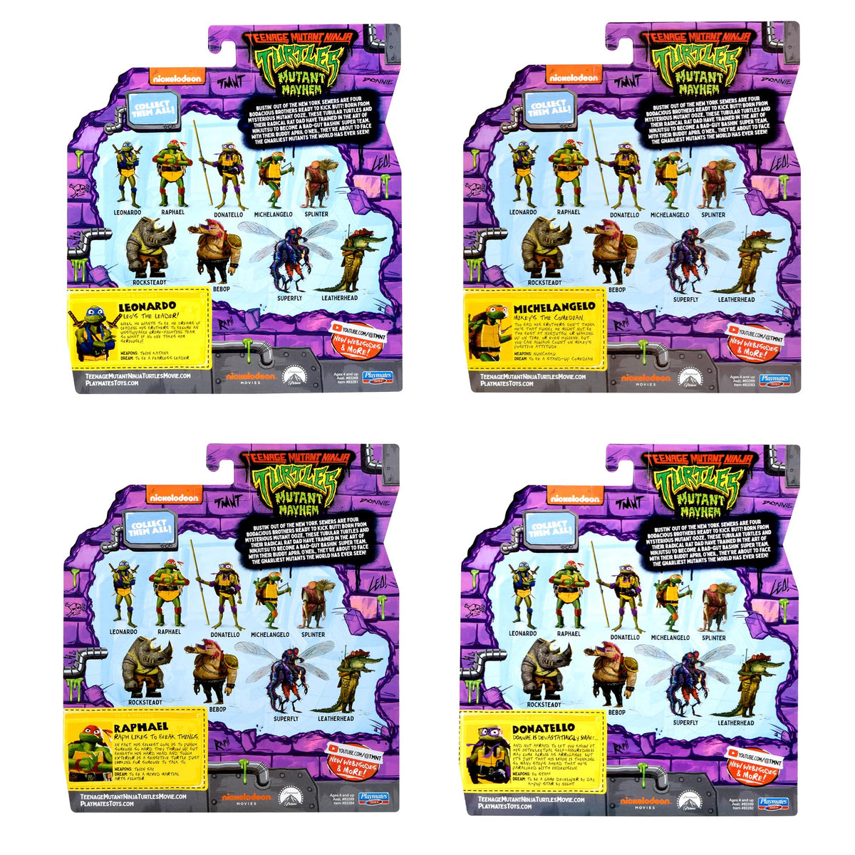 TMNT Mutant Mayhem Donatello figure with detailed sculpting for display.