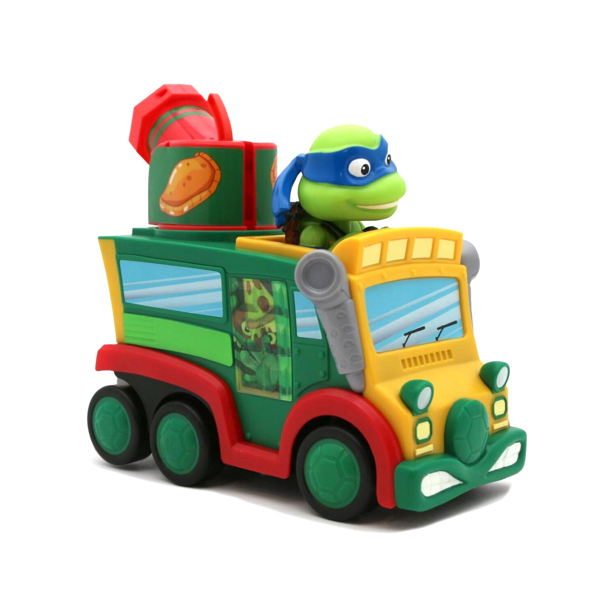 TMNT Mutant Mayhem dual calzone blasters for epic, mess-free target practice.