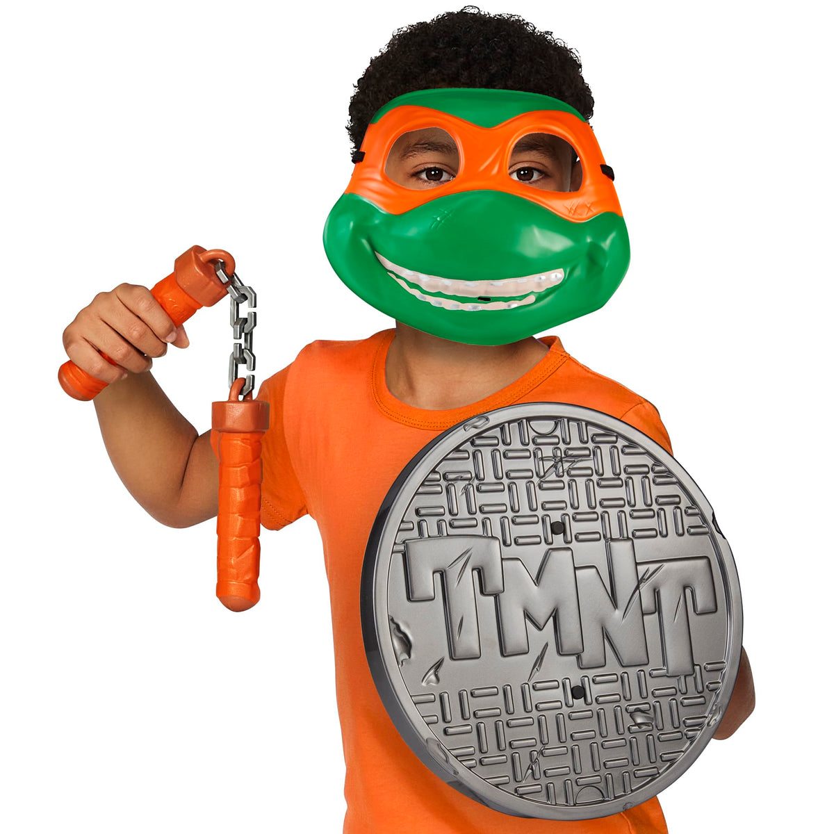 TMNT sewer lid shield with back handle for battles