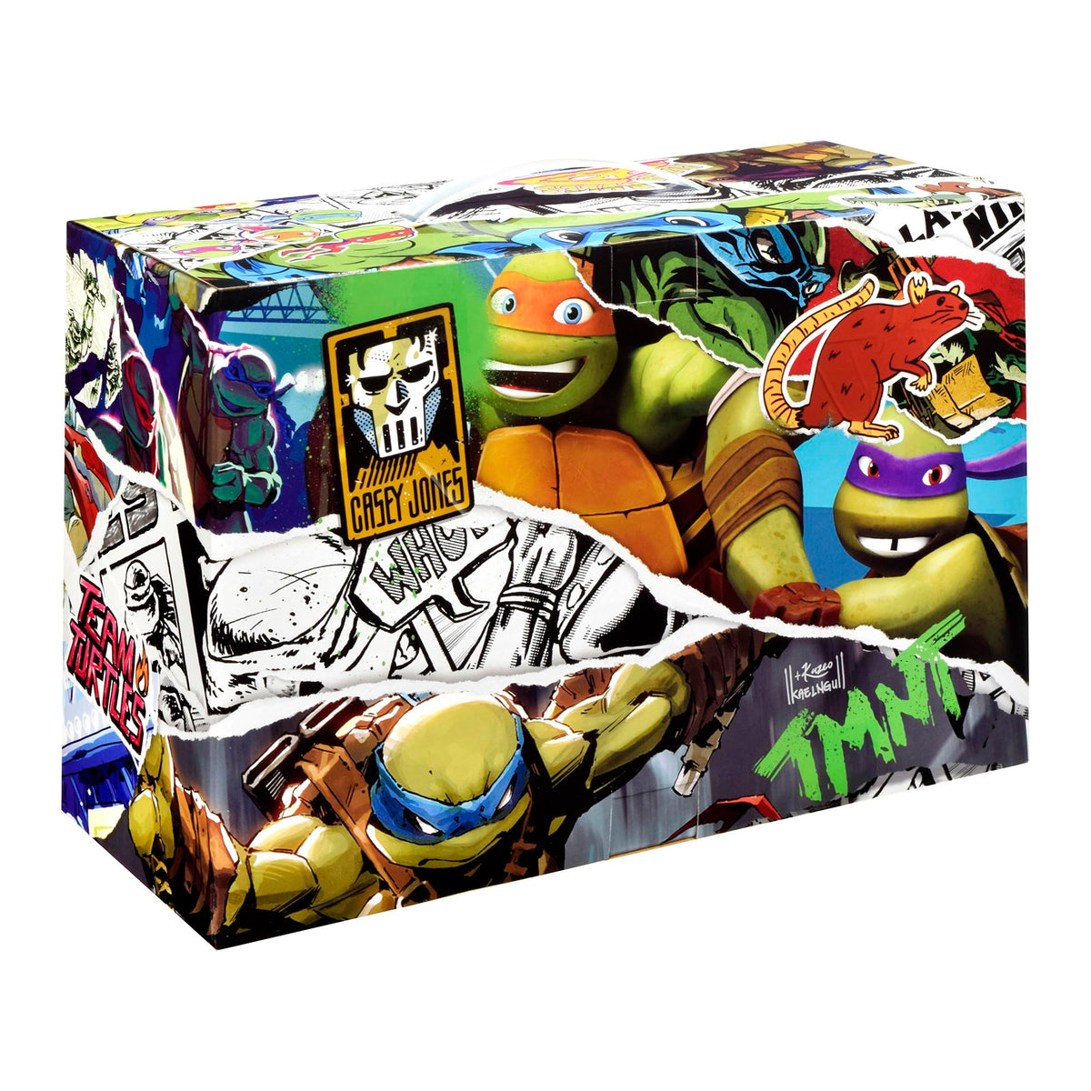 TMNT Shell Spin front view shows authentic TV-inspired styling