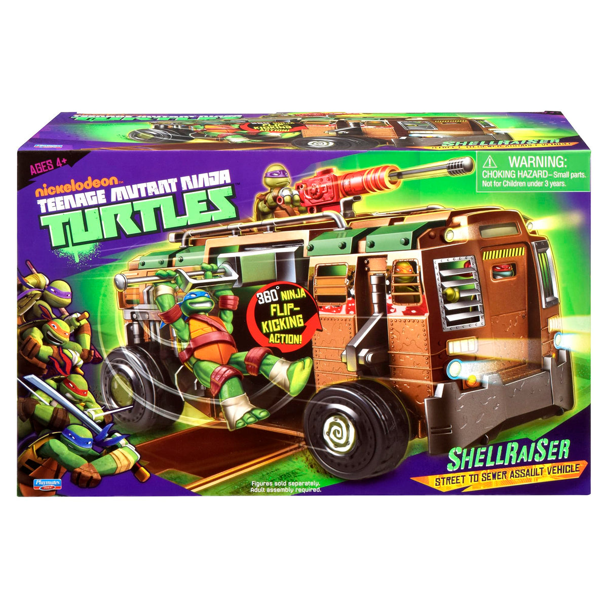 TMNT Shellraiser 2012 sewer grips add gritty urban detail