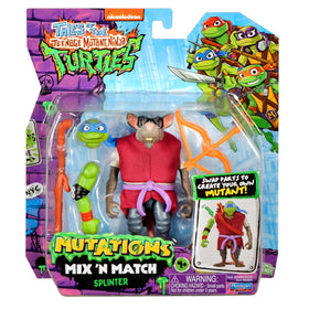 TMNT Splinter Mix 'N' Match head option for dynamic battle poses.