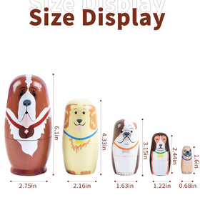 Tngan nesting dolls polar bear—smooth basswood finish for safe, tactile exploration.