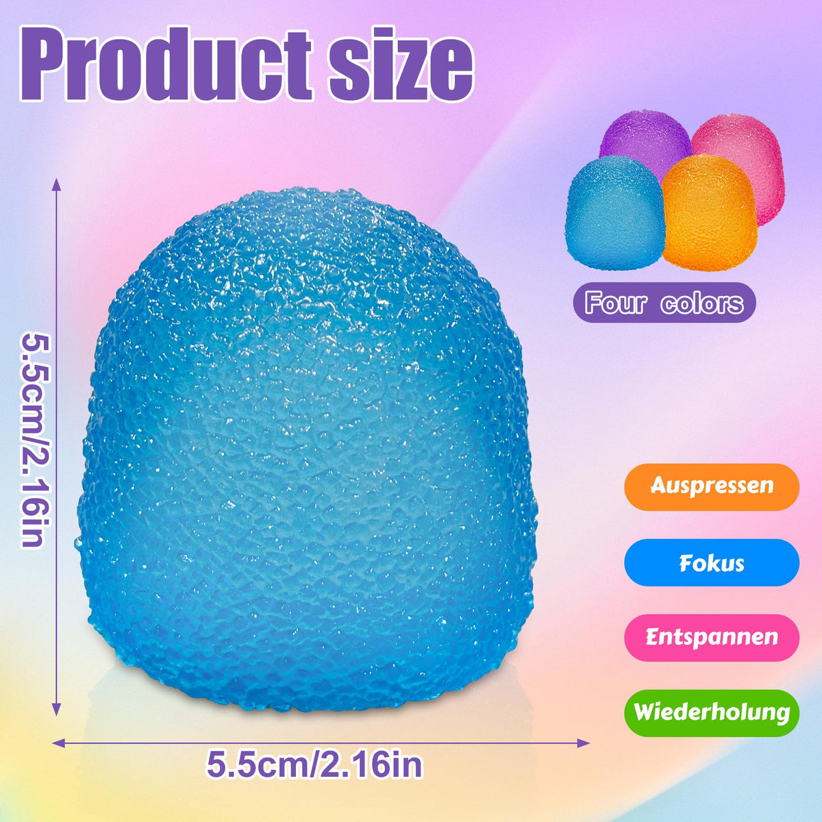 tngtswwcv stress ball red promotes calm concentration and quick breaks