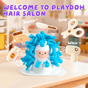 TNOIE animal haircuts dough sheep shows curly locks for pretend styling